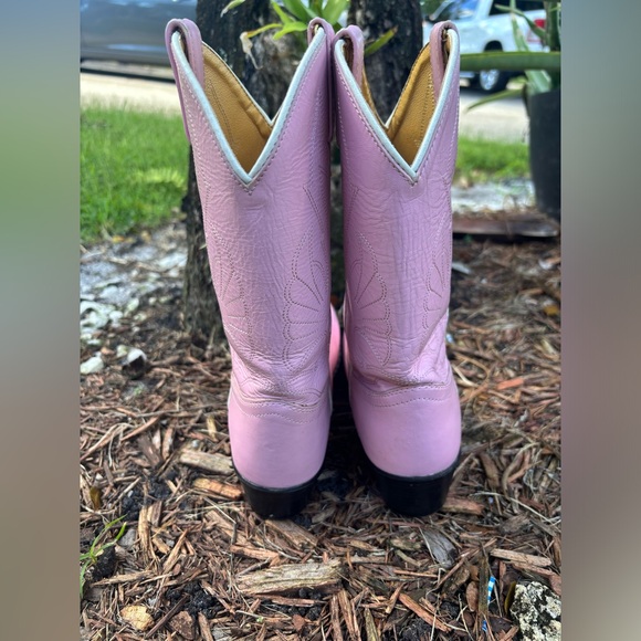 Pink leather Masterson Boot company boots - Picture 2 of 8